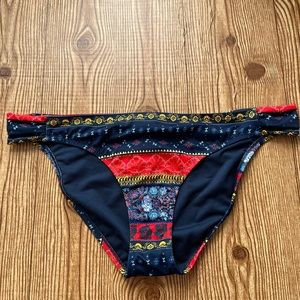 Jessica Simpson Tijara Shirred Hipster Bikini